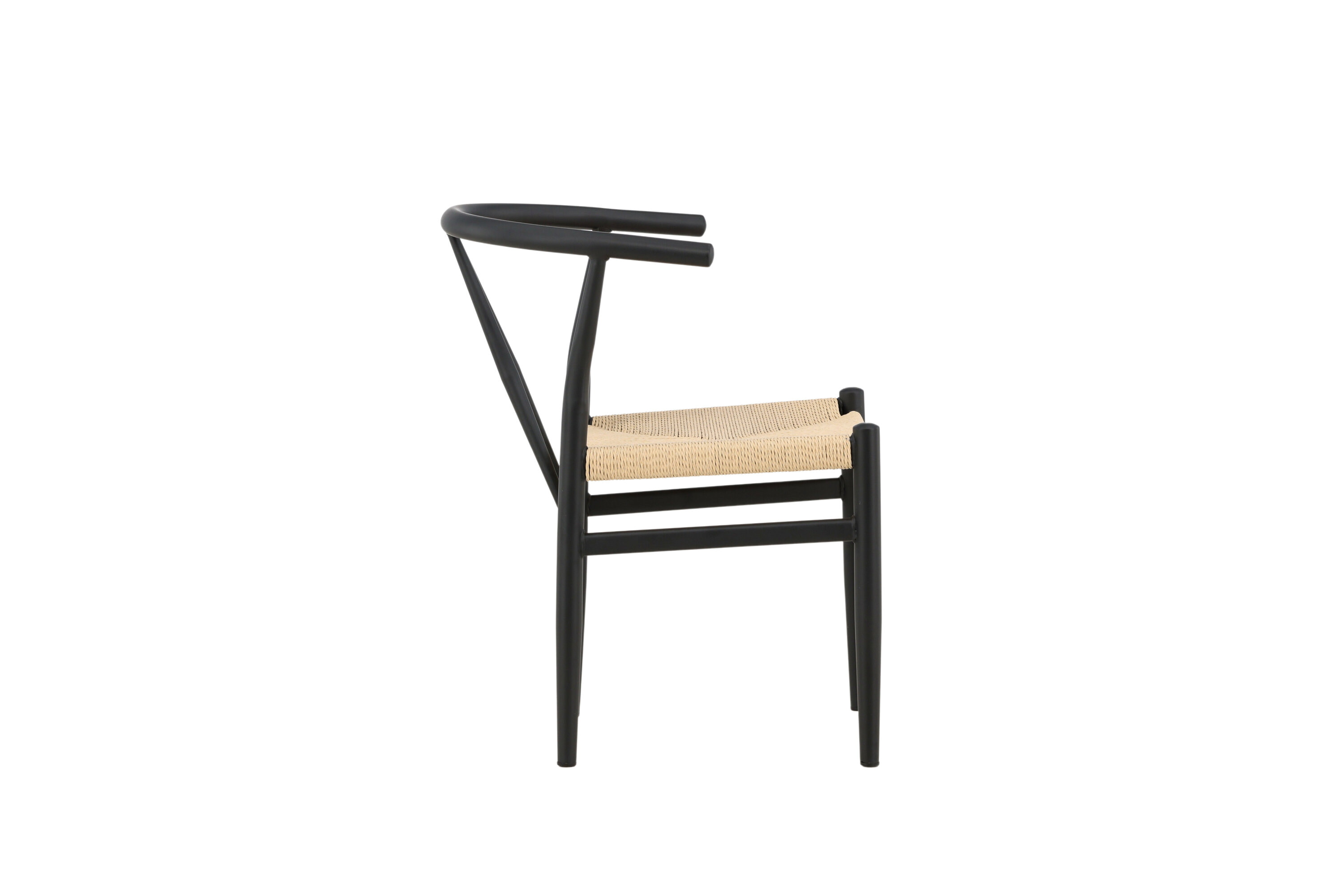 Nohr Eetkamerstoel 'Atalie' Rattan, kleur Zwart