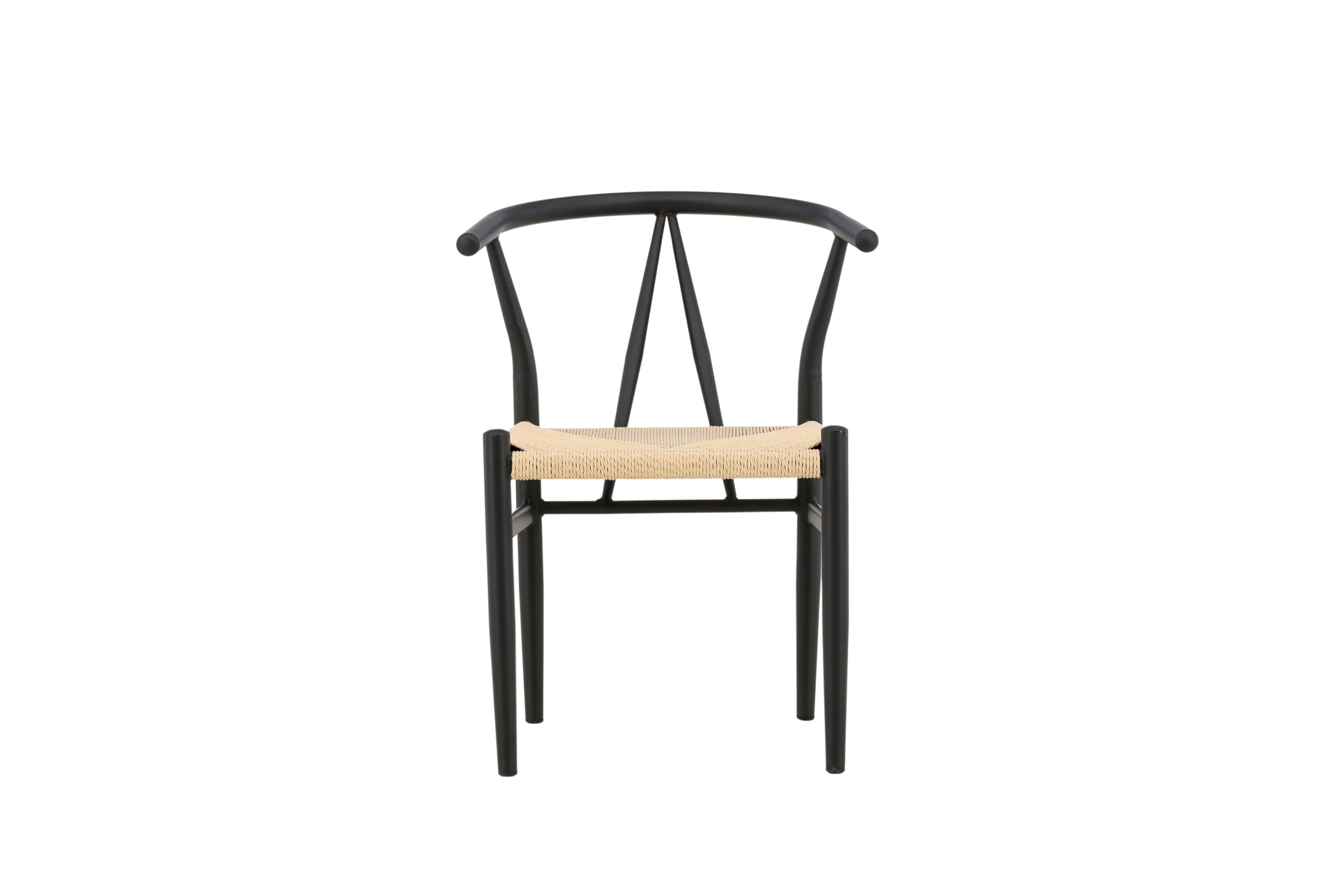 Nohr Eetkamerstoel 'Atalie' Rattan, kleur Zwart