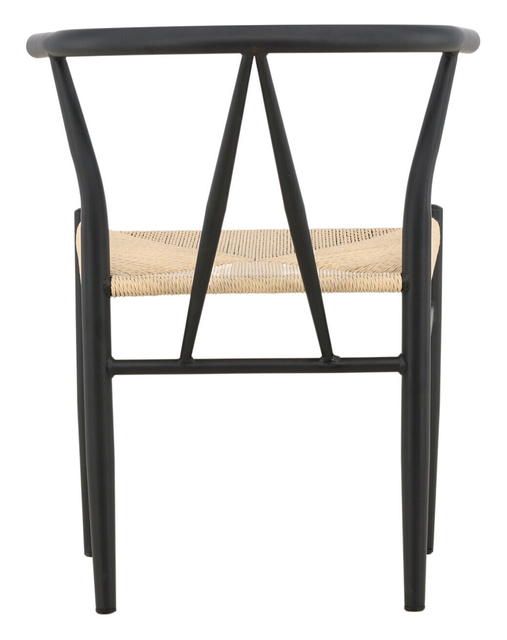 Nohr Eetkamerstoel 'Atalie' Rattan, kleur Zwart