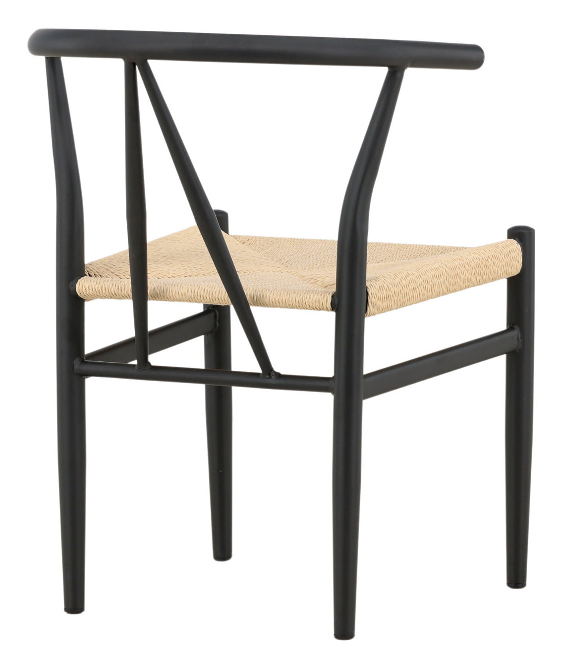 Nohr Eetkamerstoel 'Atalie' Rattan, kleur Zwart
