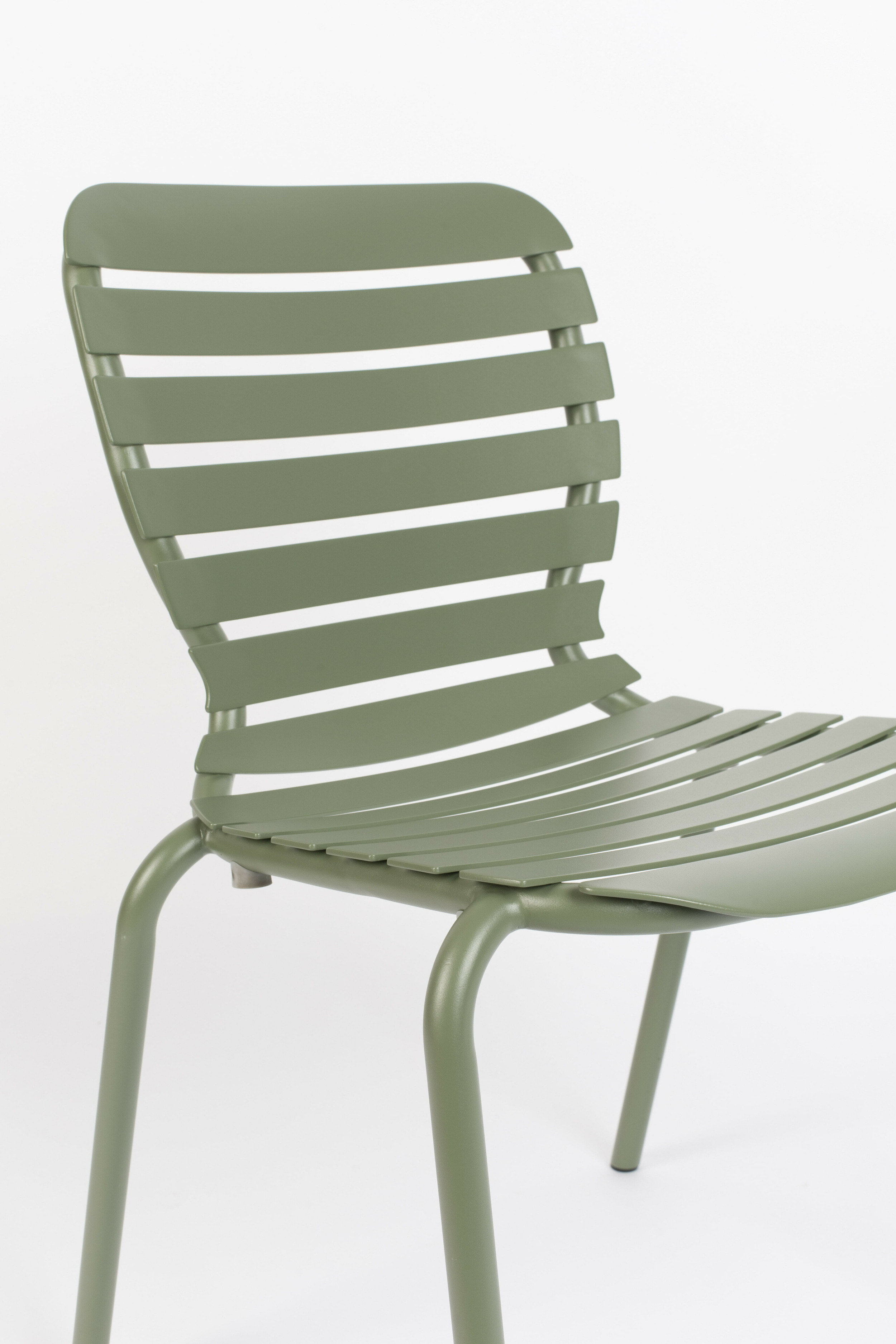 Zuiver Tuinstoel 'Vondel' Aluminium, kleur Groen