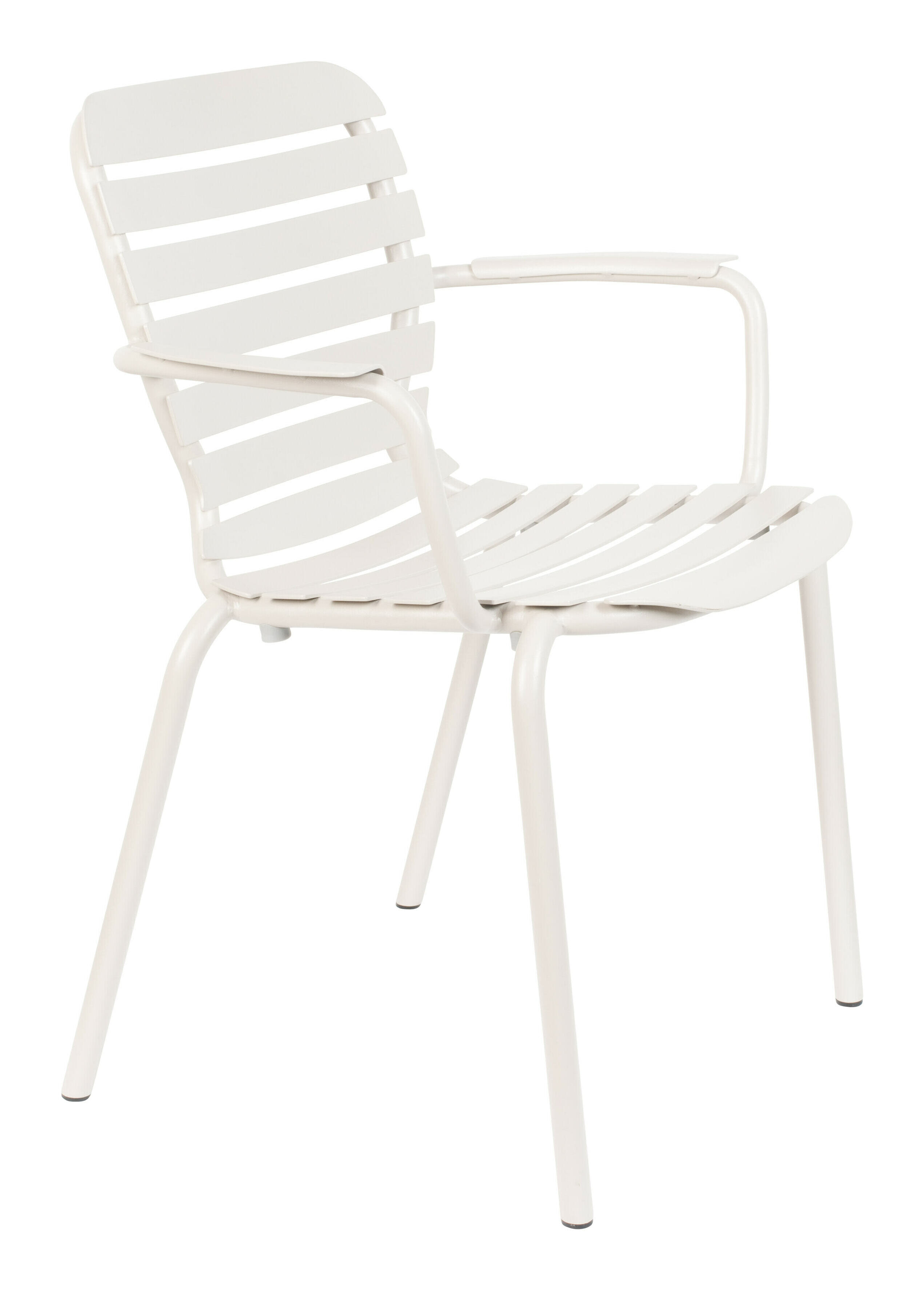 Zuiver Tuinstoel 'Vondel' Met armleuning, Aluminium, kleur Clay