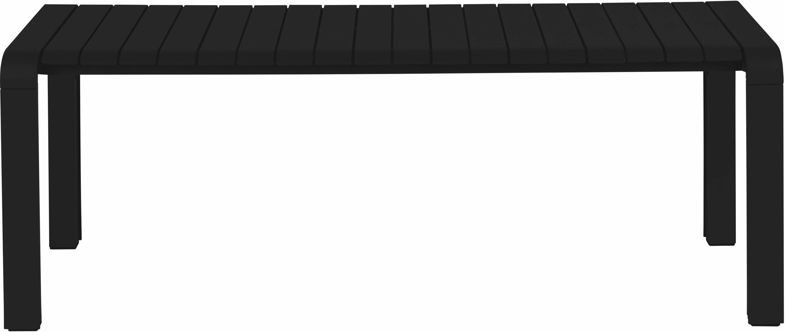 Zuiver Tuinbank 'Vondel' 130cm, kleur Zwart