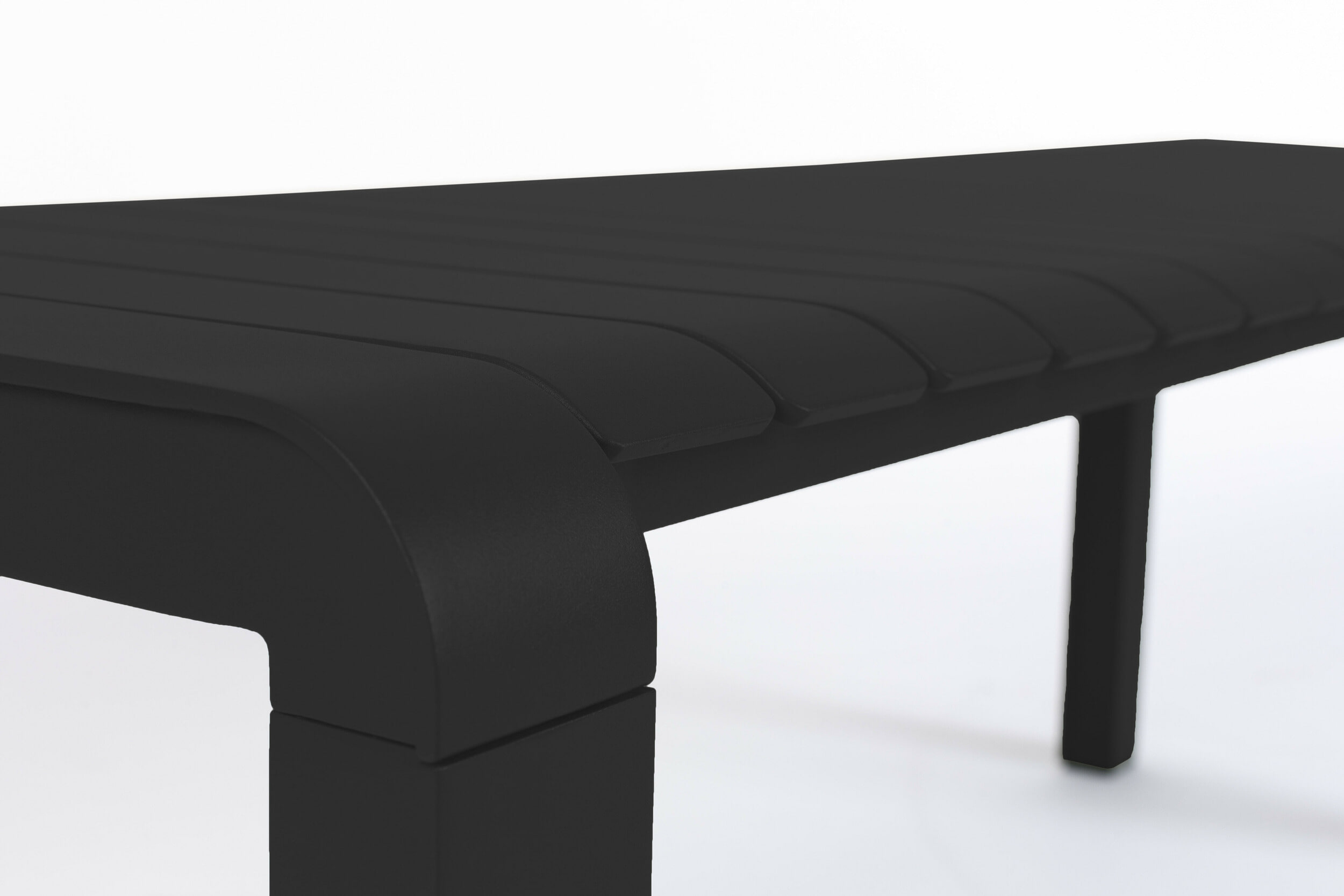 Zuiver Tuinbank 'Vondel' 130cm, kleur Zwart