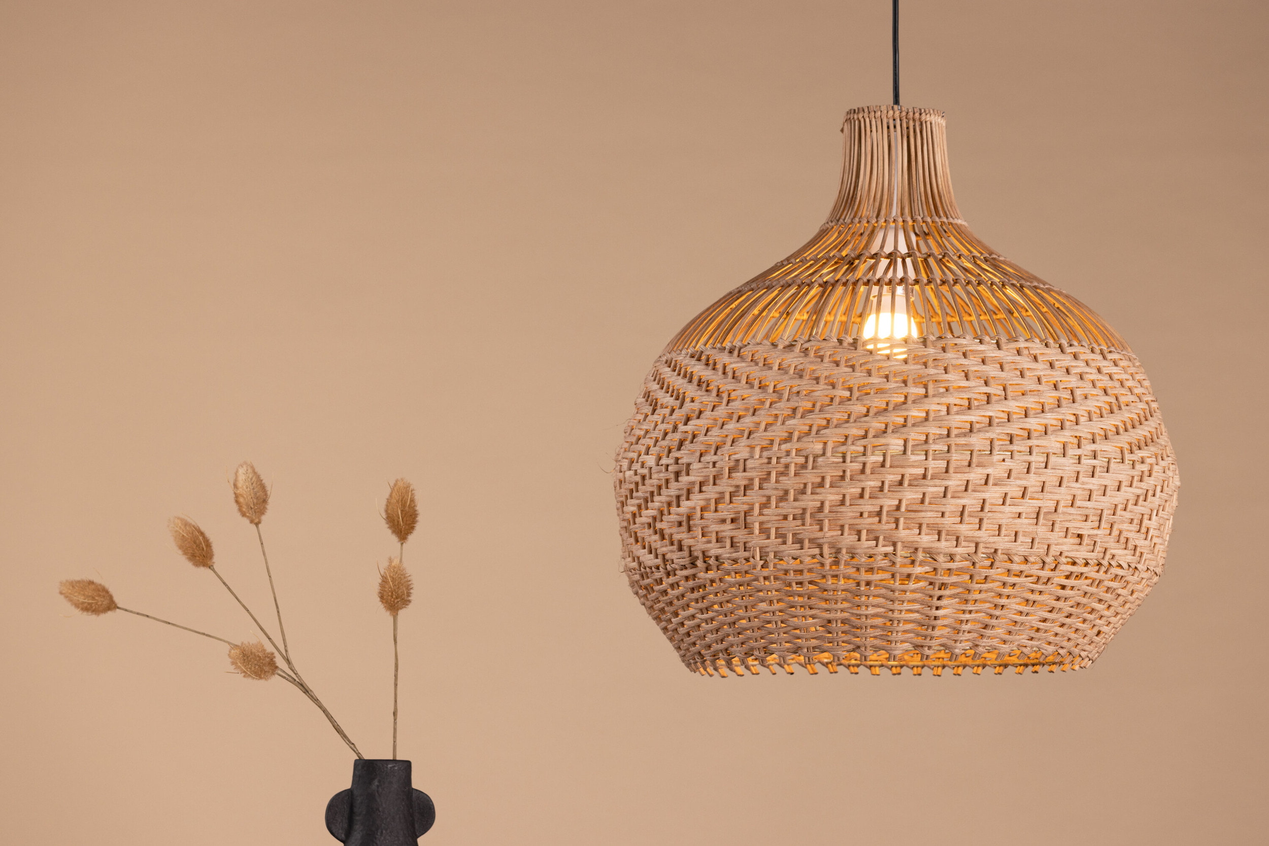 Nohr Hanglamp 'Jamiee' Rattan