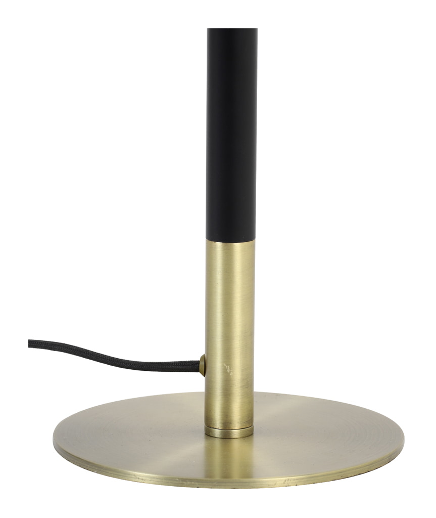 Light & Living Tafellamp 'Rodrigo' kleur Antiek Brons/Mat Zwart (excl. kap)