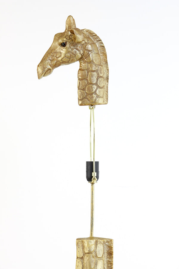 Light & Living Vloerlamp 'Giraffe' 184cm, kleur Antiek Brons (excl. kap)