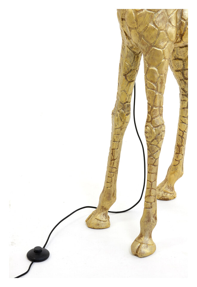 Light & Living Vloerlamp 'Giraffe' 184cm, kleur Antiek Brons (excl. kap)