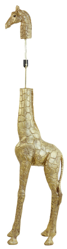 Light & Living Vloerlamp 'Giraffe' 184cm, kleur Antiek Brons (excl. kap)