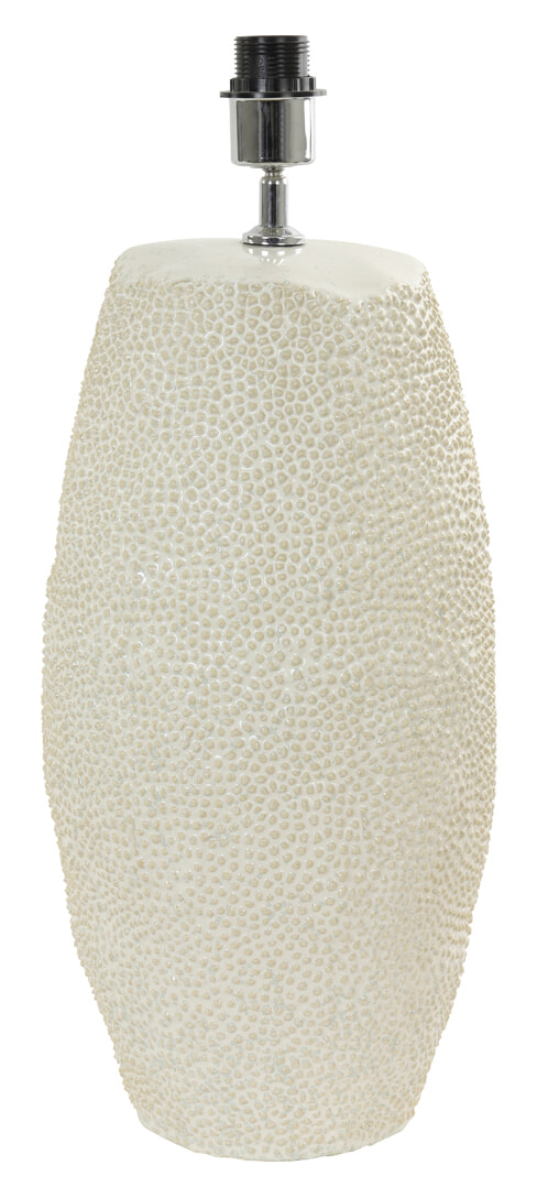 Light & Living Tafellamp 'Kyara' Keramiek, 59cm, kleur Crème (excl. kap)