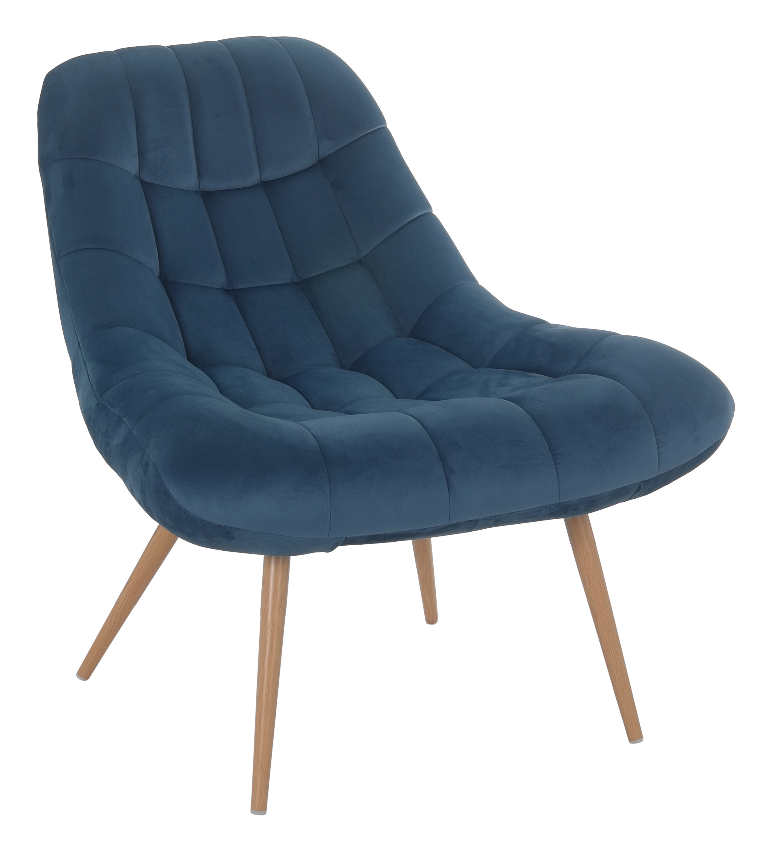 Artistiq Fauteuil 'Jurre' Velvet, kleur Blauw