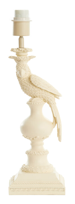 Light & Living Tafellamp Nyasa 47cm - Crème (excl. kap)