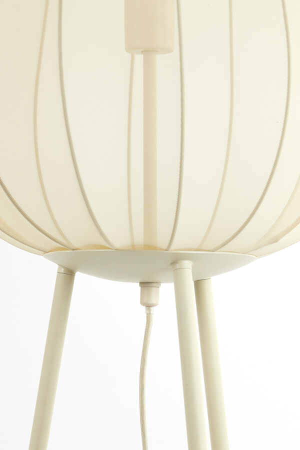Light & Living Vloerlamp 'Plumeria' 132cm, kleur Zand