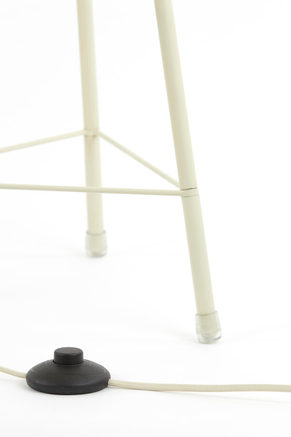 Light & Living Vloerlamp 'Plumeria' 132cm, kleur Zand