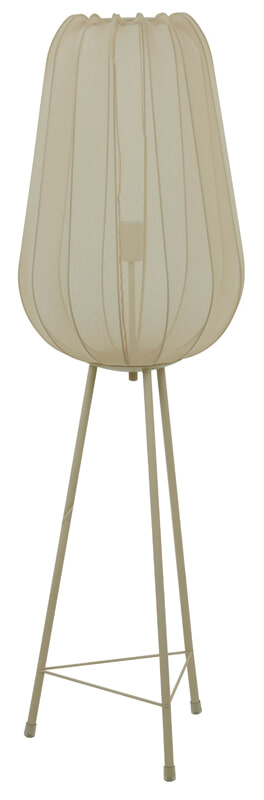 Light & Living Vloerlamp 'Plumeria' 132cm, kleur Zand