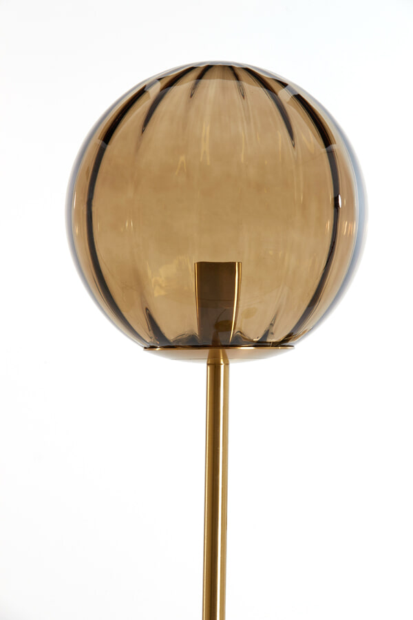 Light & Living Vloerlamp 'Magdala' 3-Lamps, kleur Bruin