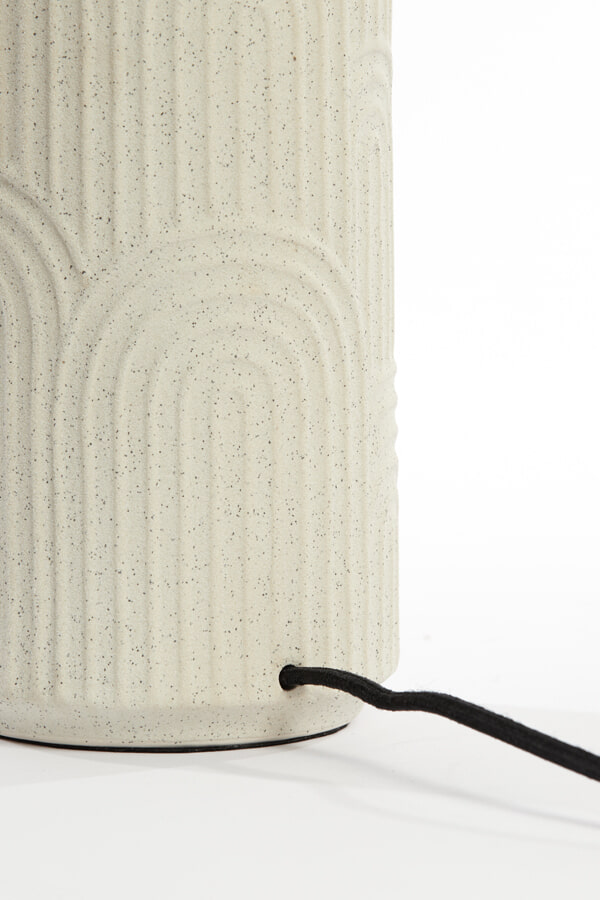 Light & Living Tafellamp 'Diego' Keramiek, 51cm, kleur Ecru (excl. kap)