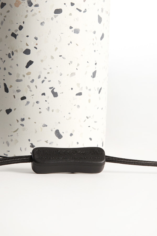 Light & Living Tafellamp 'Randy' Terrazzo, 25cm (excl. kap)