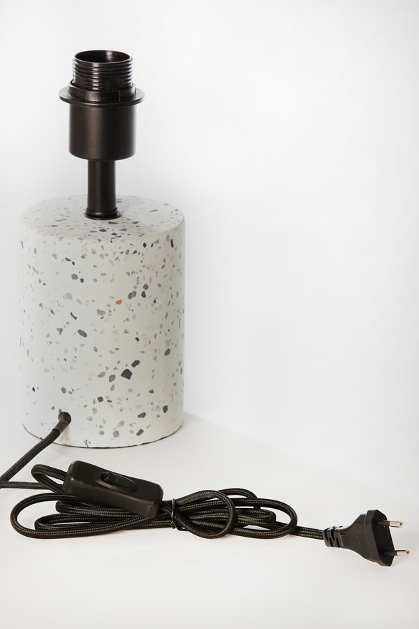Light & Living Tafellamp 'Randy' Terrazzo, 25cm (excl. kap)