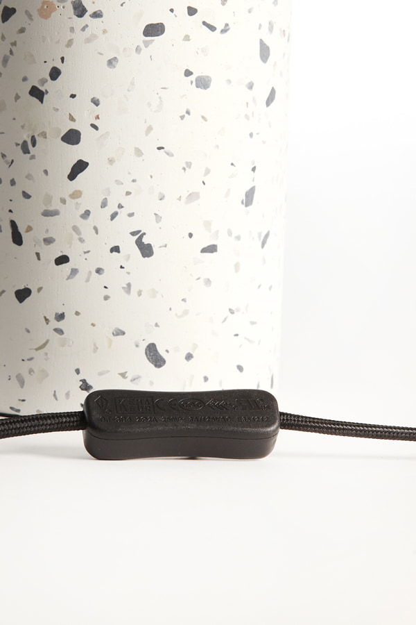 Light & Living Tafellamp 'Randy' Terrazzo, 41cm (excl. kap)