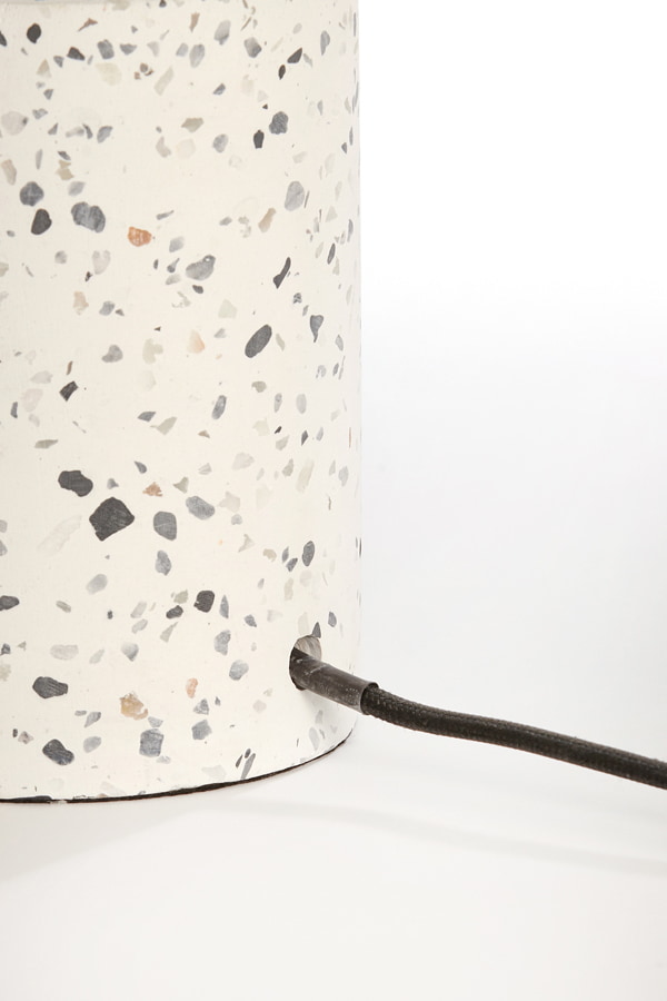 Light & Living Tafellamp 'Randy' Terrazzo, 41cm (excl. kap)