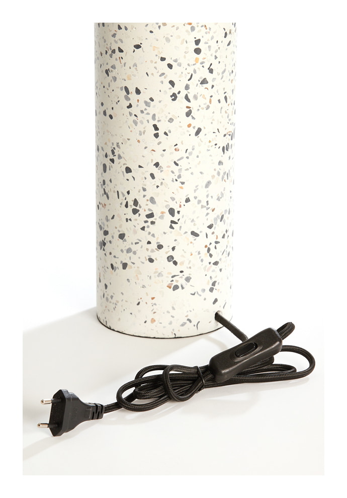 Light & Living Tafellamp 'Randy' Terrazzo, 41cm (excl. kap)