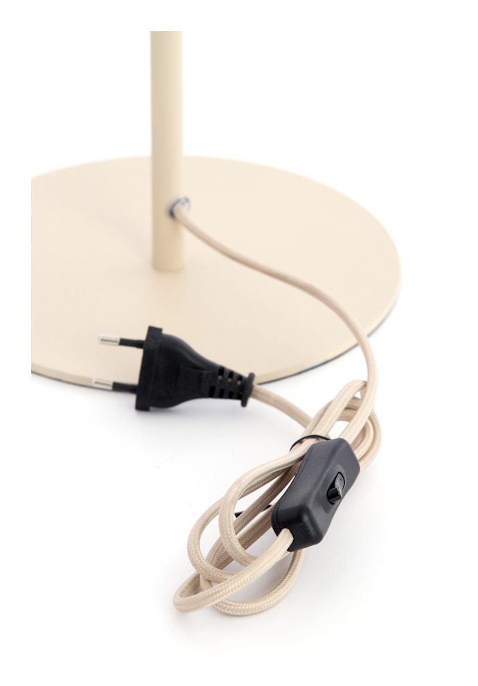 Light & Living Tafellamp 'Renato' 42cm, kleur Zand (excl. kap)