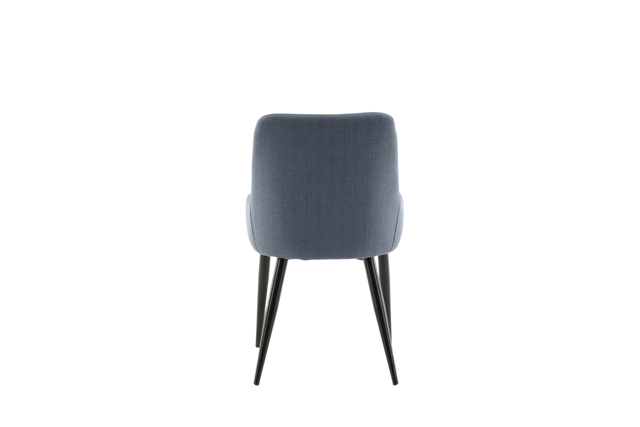 Nohr Eetkamerstoel 'Quennel' Zwart onderstel, kleur Blauw