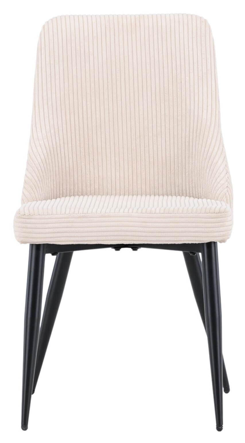 Nohr Eetkamerstoel 'Alexys' Rib, kleur Beige