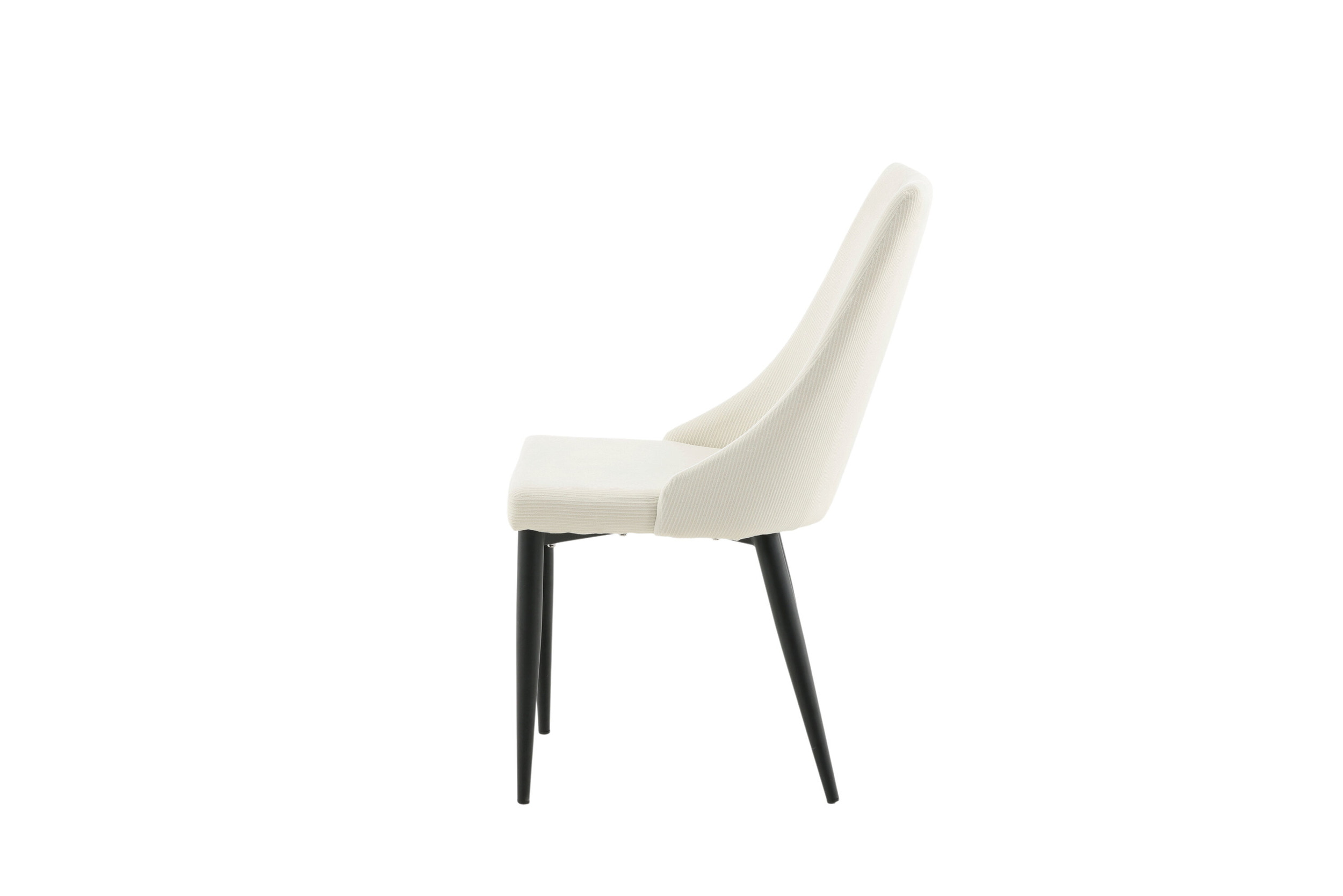 Nohr Eetkamerstoel 'Alexys' Rib, kleur Wit