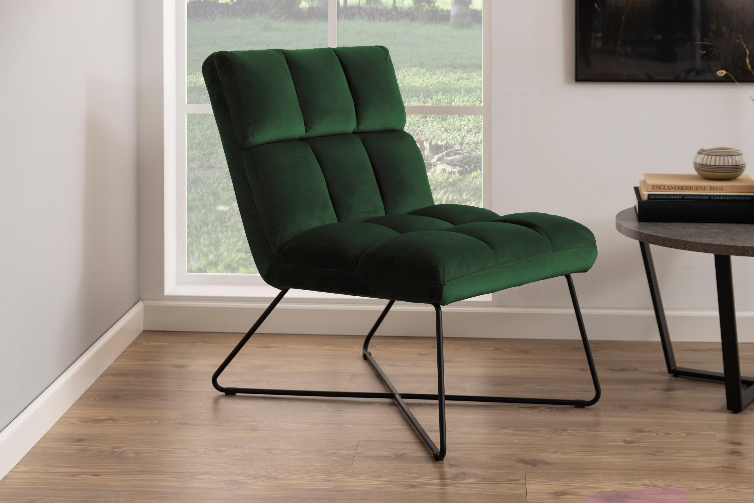 Bendt Fauteuil 'Kristian' Velvet, kleur Groen