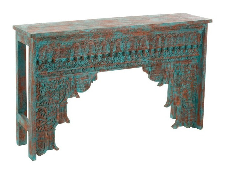 J-Line Sidetable 'Lilyane' kleur Oranje / Azuur J-Line Sidetable 'Lilyane' kleur Oranje / Azuur
