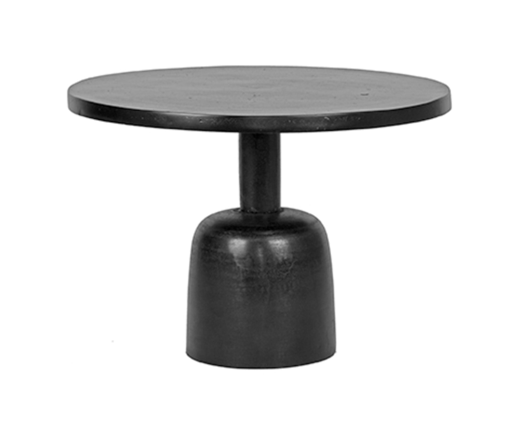 LABEL51 Bijzettafel Wink 50cm - Zwart - Rond