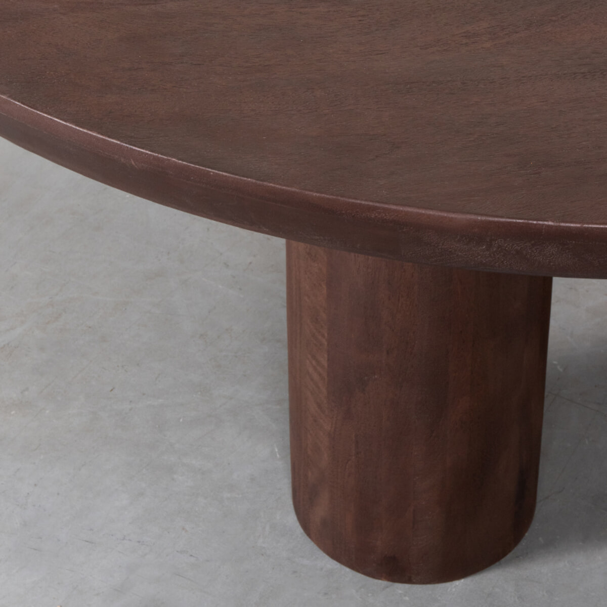 LABEL51 Ronde Eettafel 'Olly' Espresso Mangohout, 150cm