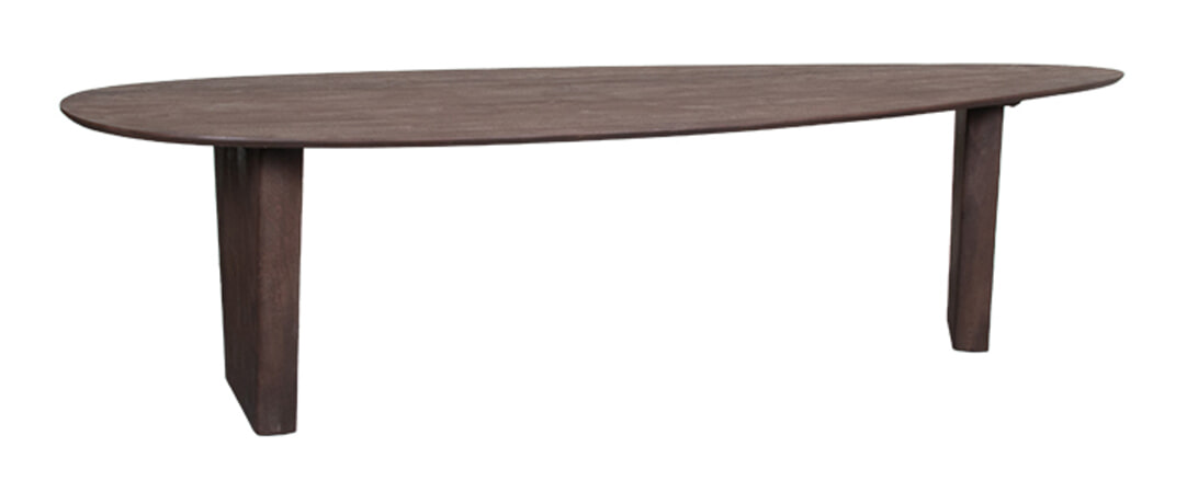LABEL51 Organische Eettafel Wow Mangohout, 300 x 130cm - Espresso