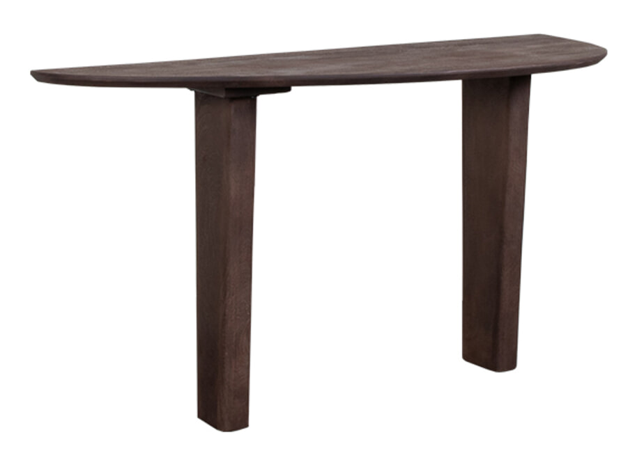 LABEL51 Organische Sidetable 'Wow' Mangohout, 135cm, kleur Espresso
