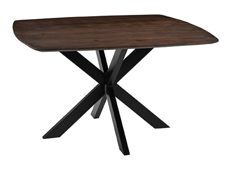 LABEL51 Eettafel Blake Mangohout, 140 x 140cm - Espresso