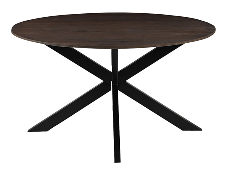 LABEL51 Ronde Eettafel Otis Mangohout, 140cm - Espresso