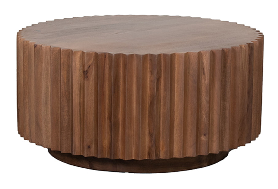 LABEL51 Ronde Salontafel 'Novan' Mangohout, 70cm