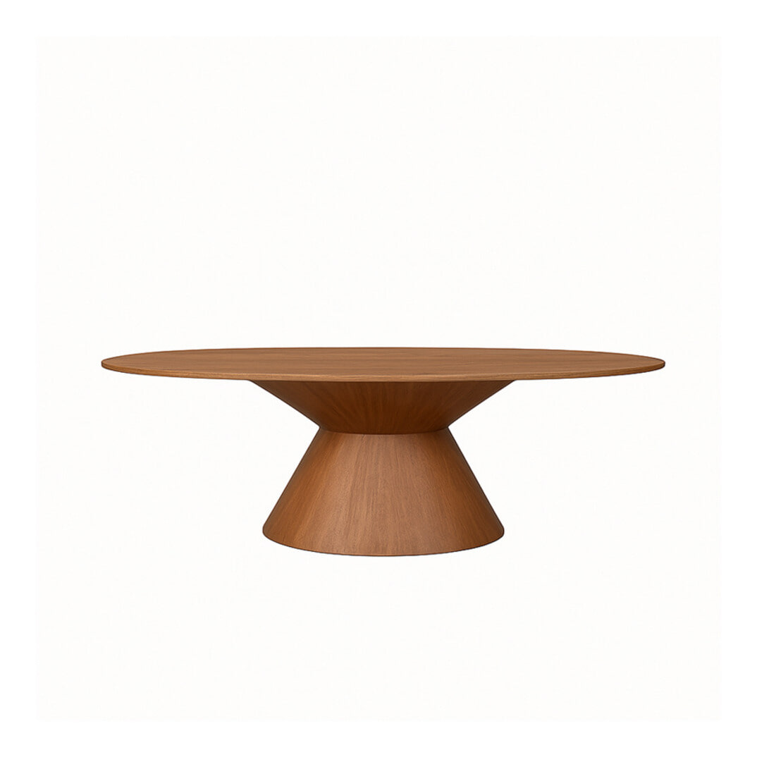 LABEL51 Ovale Eettafel Jagger Naturel Mangohout, 200 x 110cm - Ovaal
