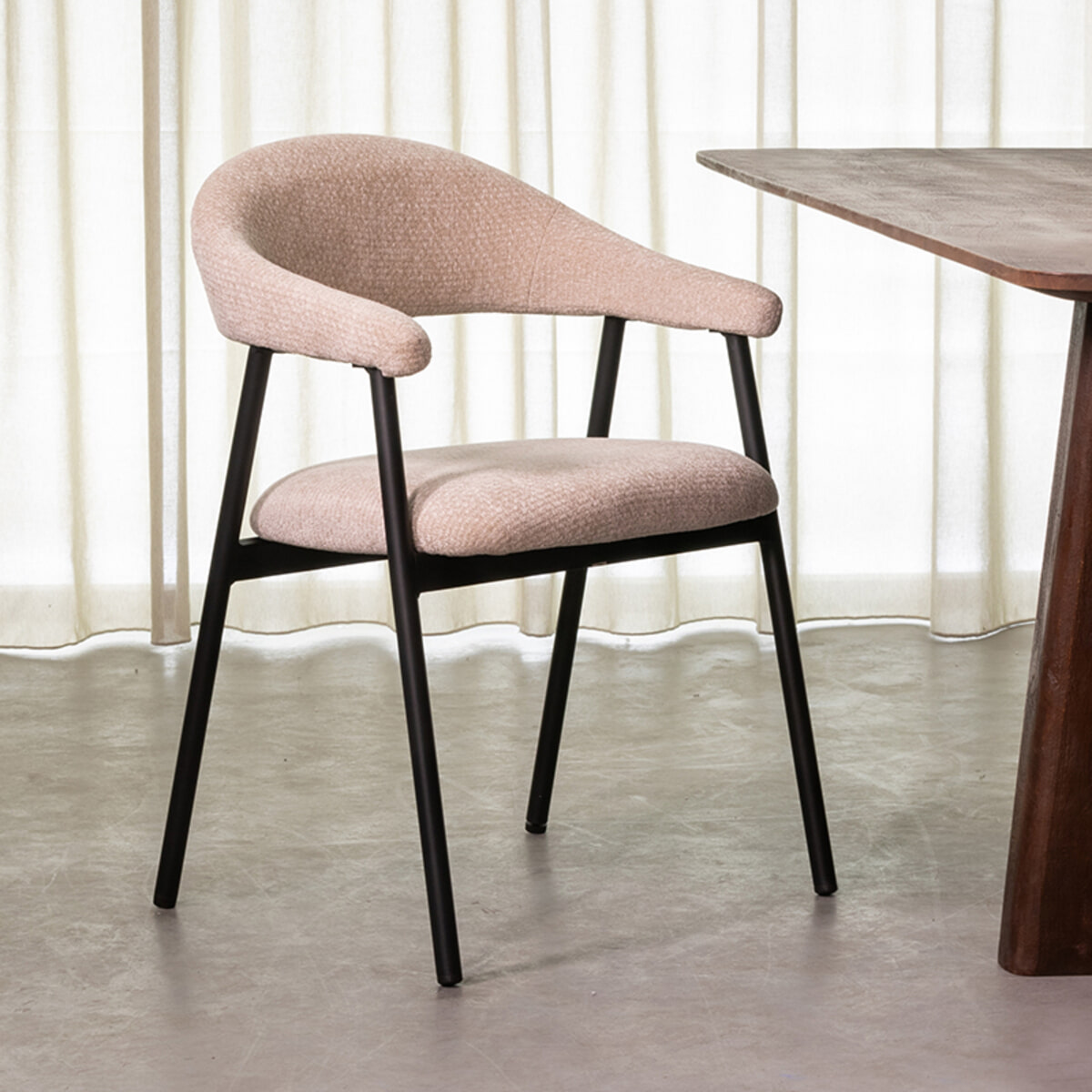 LABEL51 Eetkamerstoel 'Amaze' Elite stof