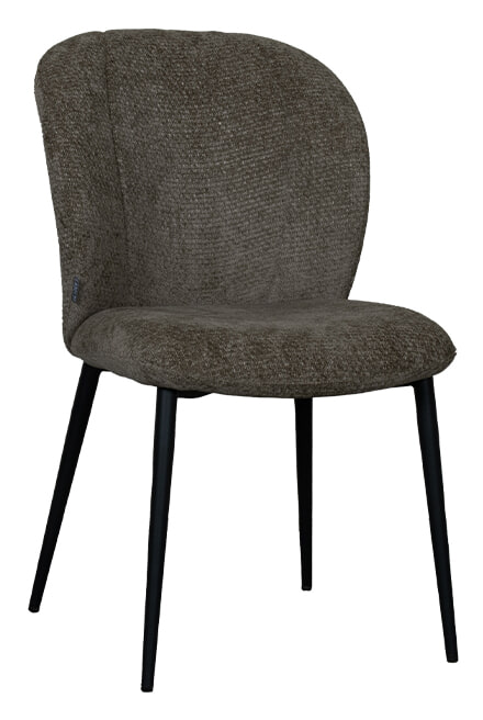 LABEL51 Eetkamerstoel 'Vino' Elite stof, kleur Hunter