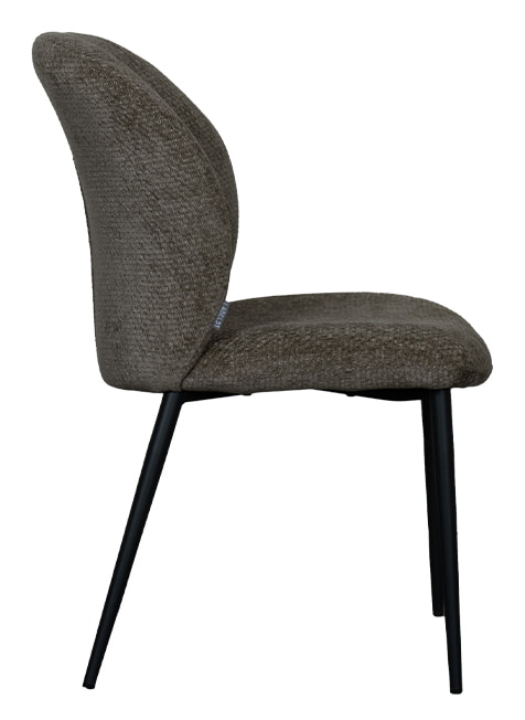 LABEL51 Eetkamerstoel 'Vino' Elite stof, kleur Hunter