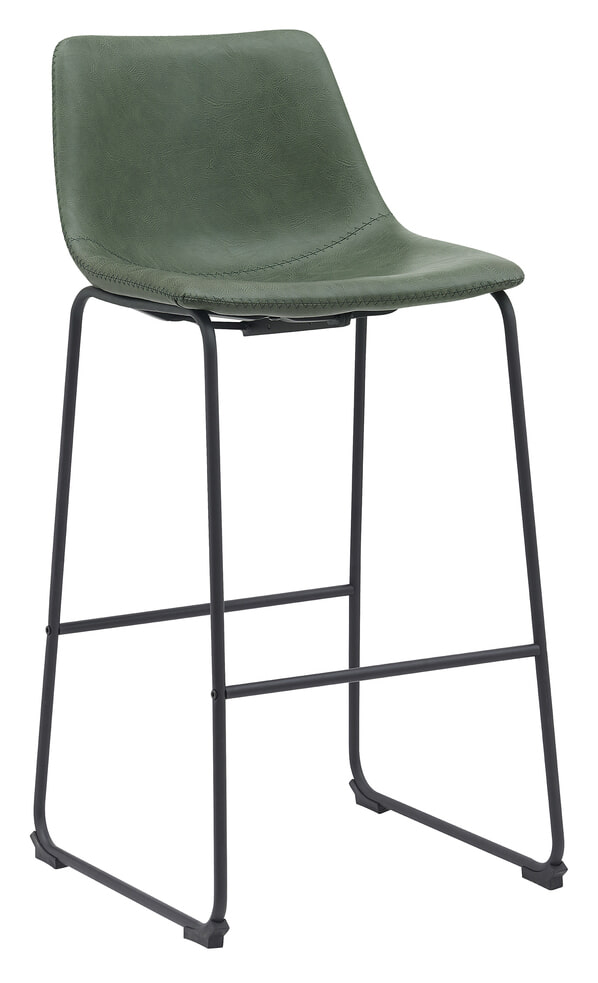 LABEL51 Barkruk Risto Lederlook - Hunter (zithoogte 75cm)