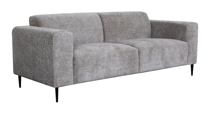 LABEL51 3-zits Bank 'Eden' Elite stof, kleur Stone