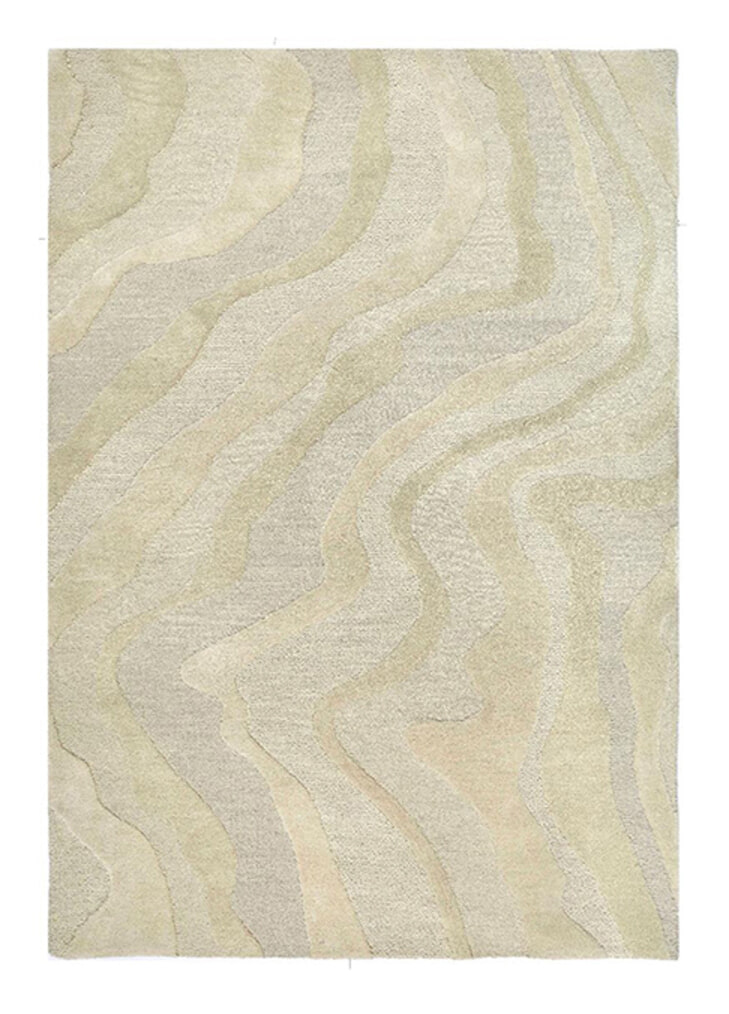 LABEL51 Vloerkleed 'Mosa' Wol, 200 x 300cm, kleur Zand