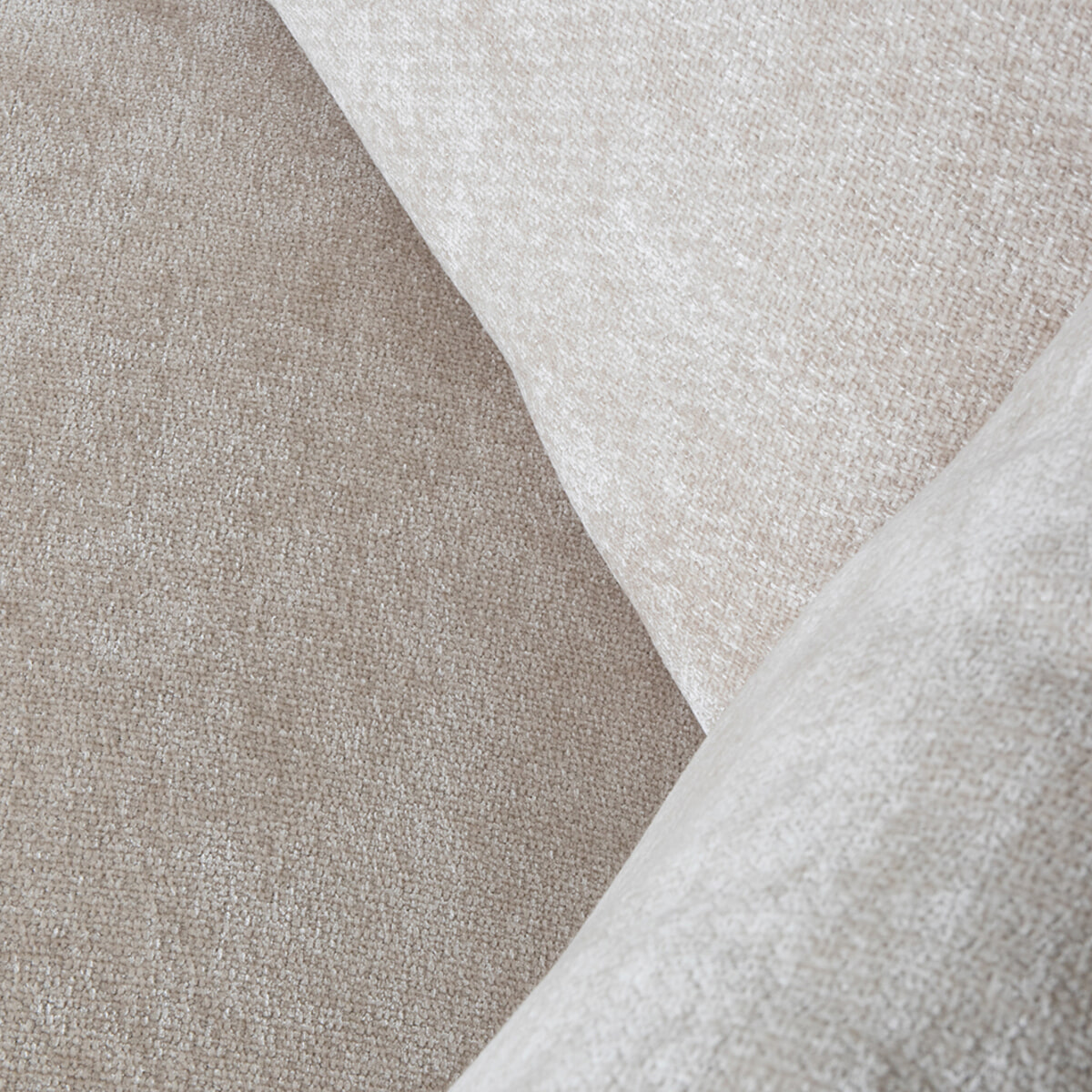 LABEL51 Hoekbank 'Milano' Links, Elite stof, kleur Naturel