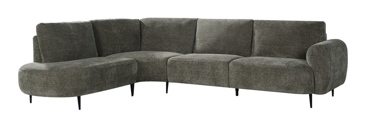LABEL51 Hoekbank Milano Links, Elite stof - Hunter