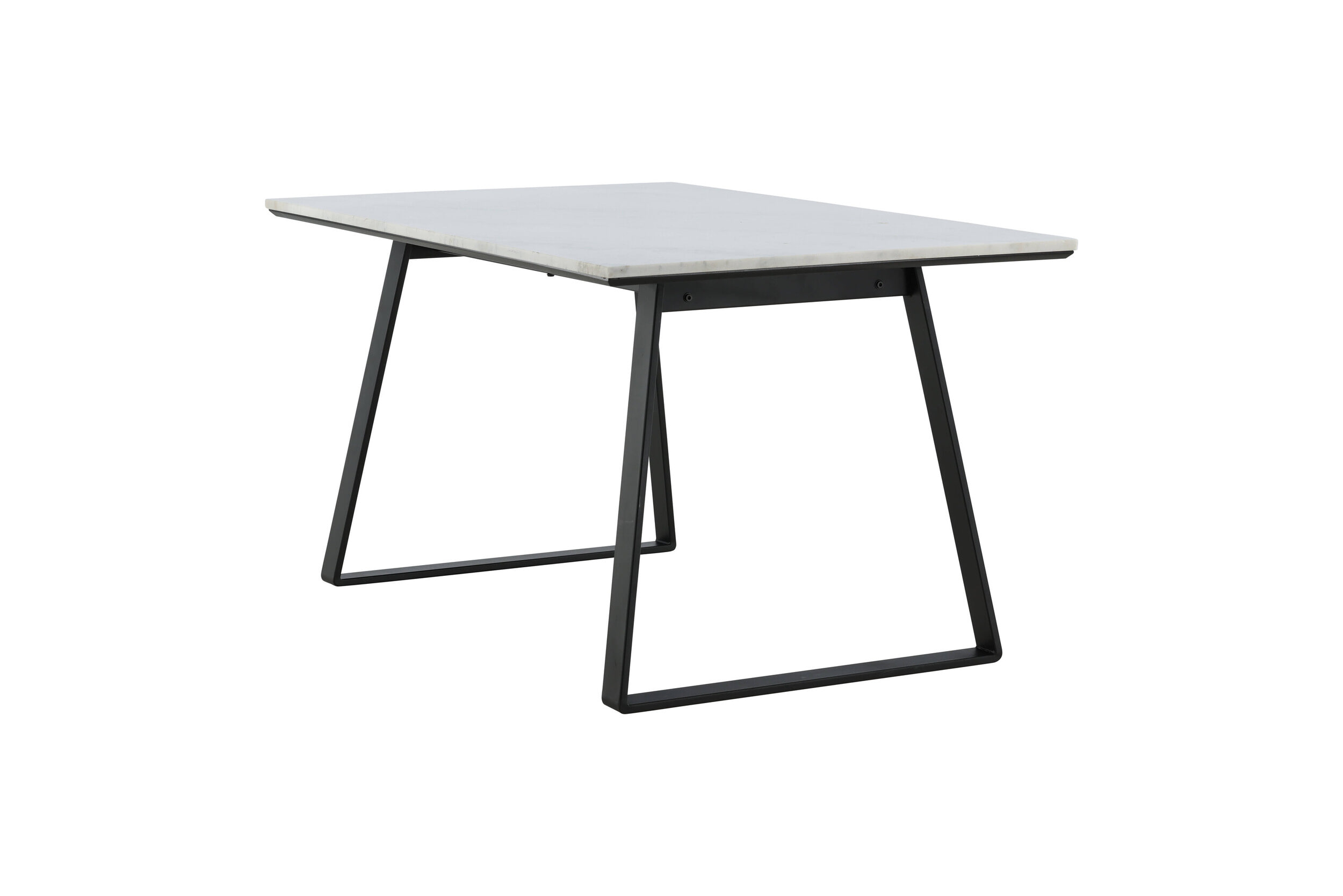 Nohr Eettafel 'Lenton' Marmer, 140 x 90cm, kleur Wit