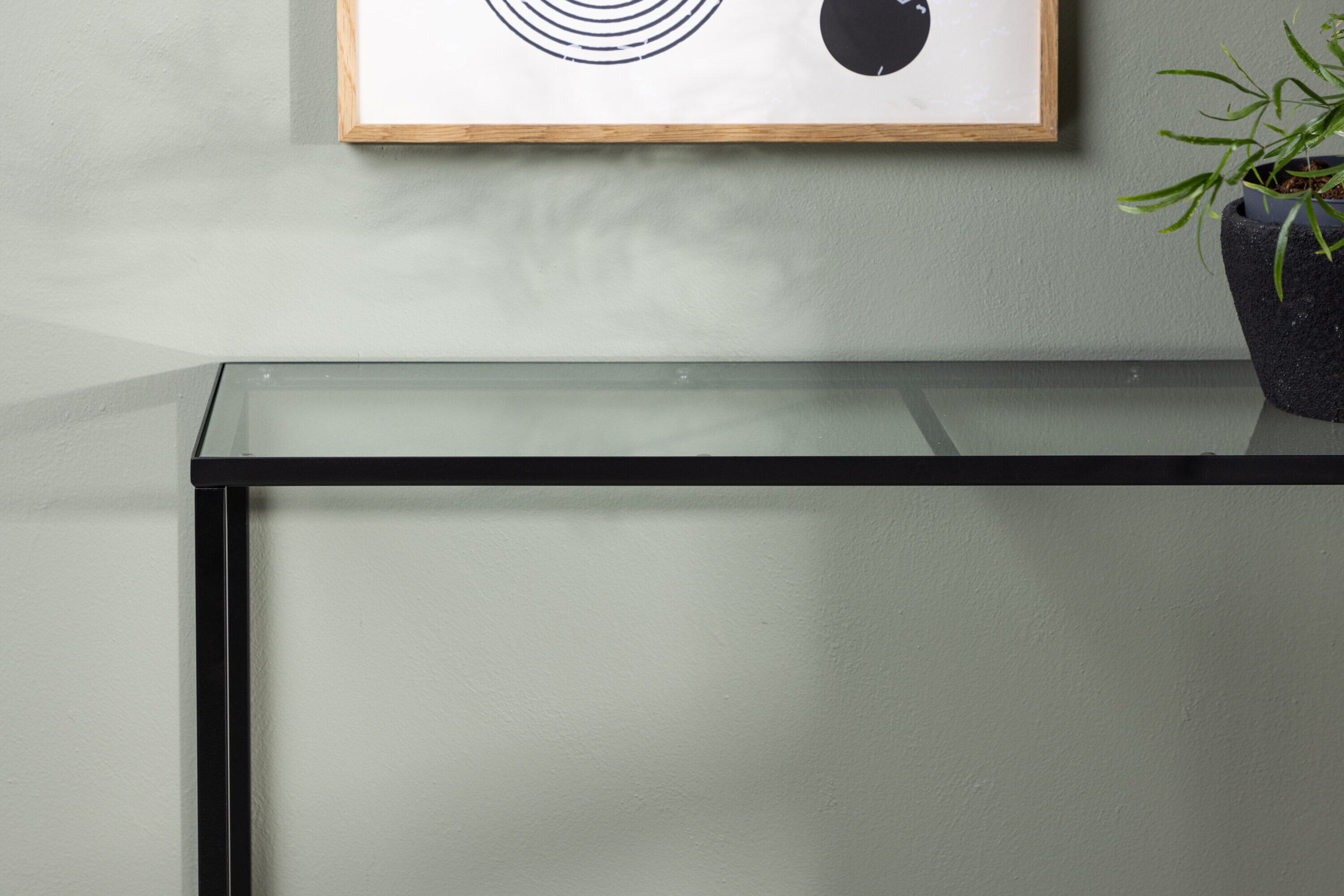 Nohr Sidetable 'Shaindy' 100cm, kleur Zwart